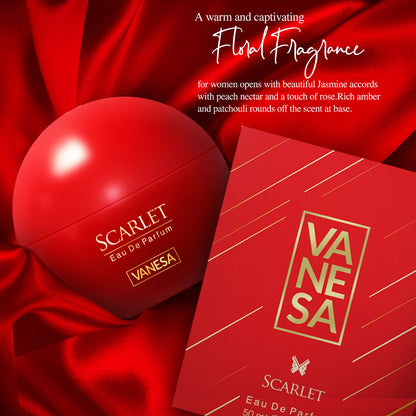 Vanesa Pack of 5 Scarlet Perfume - 50ml Each