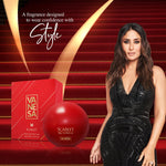Vanesa Scarlet Eau De Parfum | Long Lasting Fragrance Perfume | Skin Friendly  | For Women | 50 ml each | Pack of 2 |  Free Body Wash 200 ml