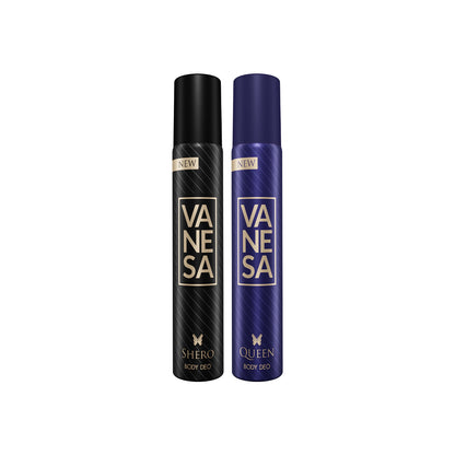Vanesa Pack of 2 Nano Deos (Shero + Queen) - 30ml Each