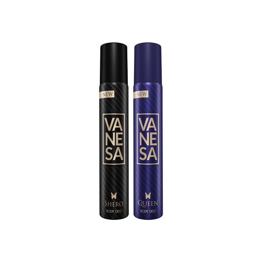 Vanesa Pack of 2 Nano Deos (Shero + Queen) - 30ml Each