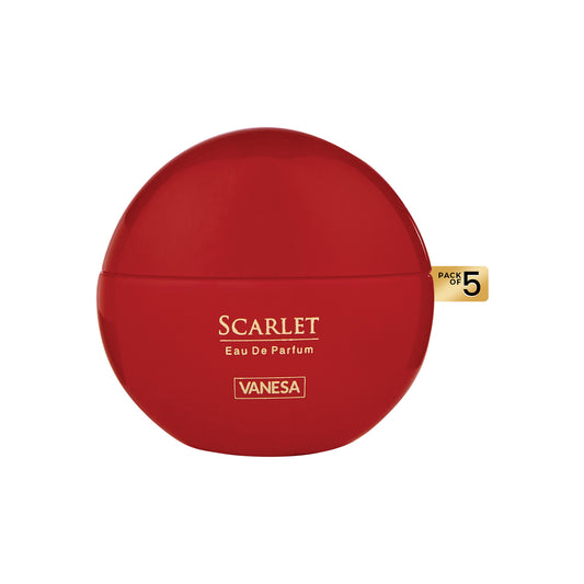 Vanesa Pack of 5 Scarlet Perfume - 50ml Each