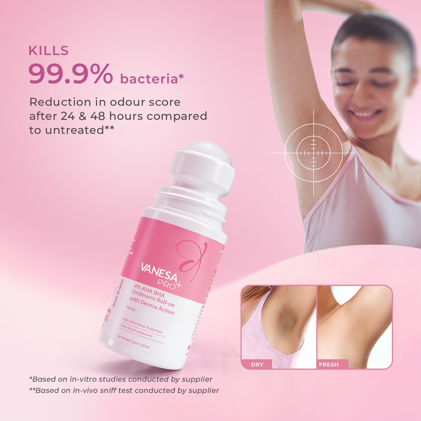 Vanesa Body Roll-On Pearl 50ml