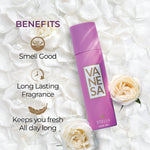 Vanesa Stella Body Deodorant |  Long Lasting Freshness | Skin Friendly | For Women | 150 ml | Pack of 2