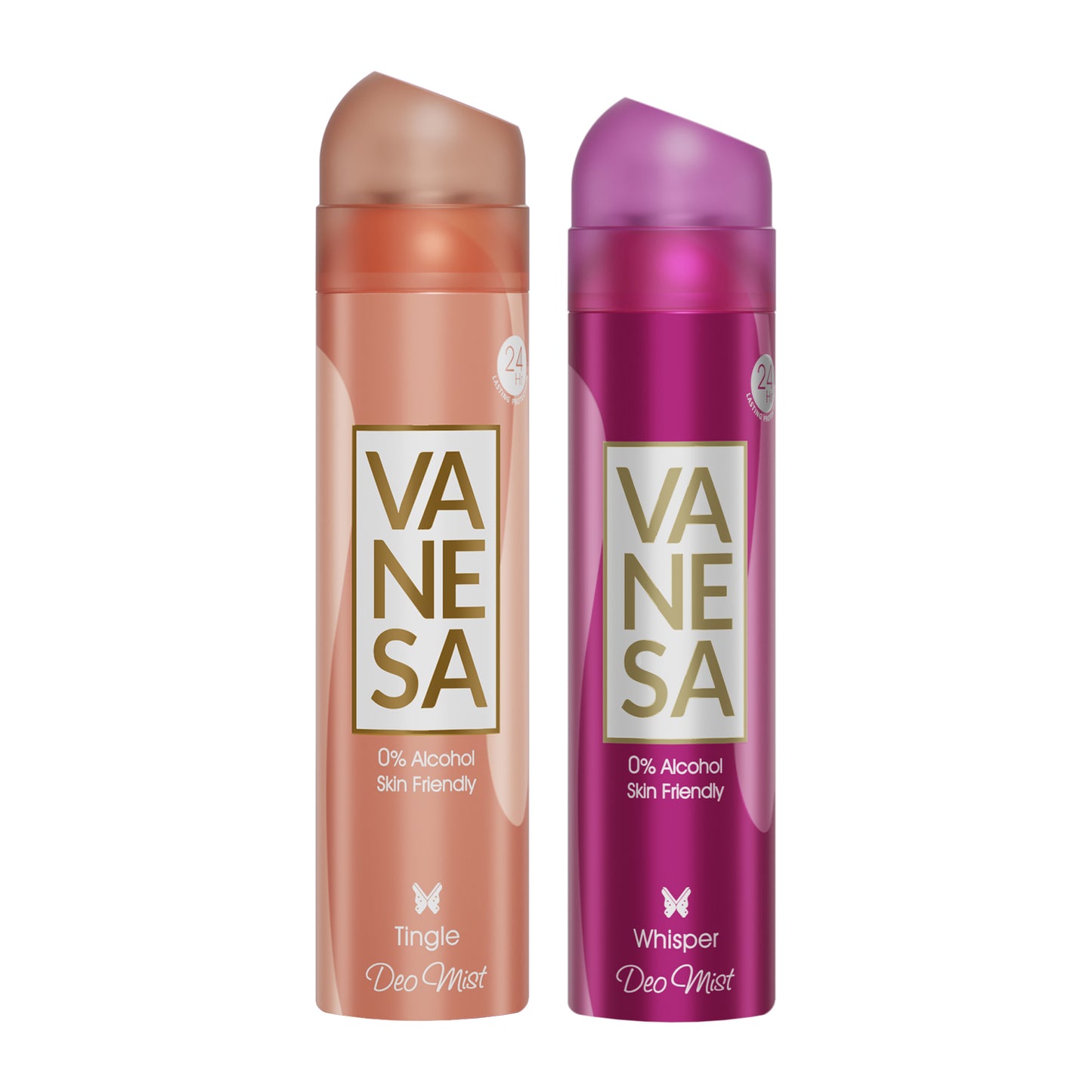 Pack of 2 Deo Mists (Whisper + Tingle) - 150ml Each
