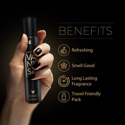 Vanesa Pack of 4 Shero Nano Deo - 30ml Each