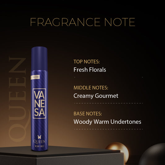 Vanesa Pack of 4 Queen Nano Deo - 30ml Each