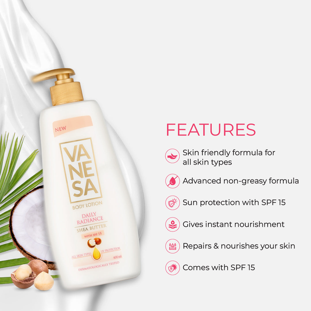 Vanesa Daily Radiance Body Lotion 400ml