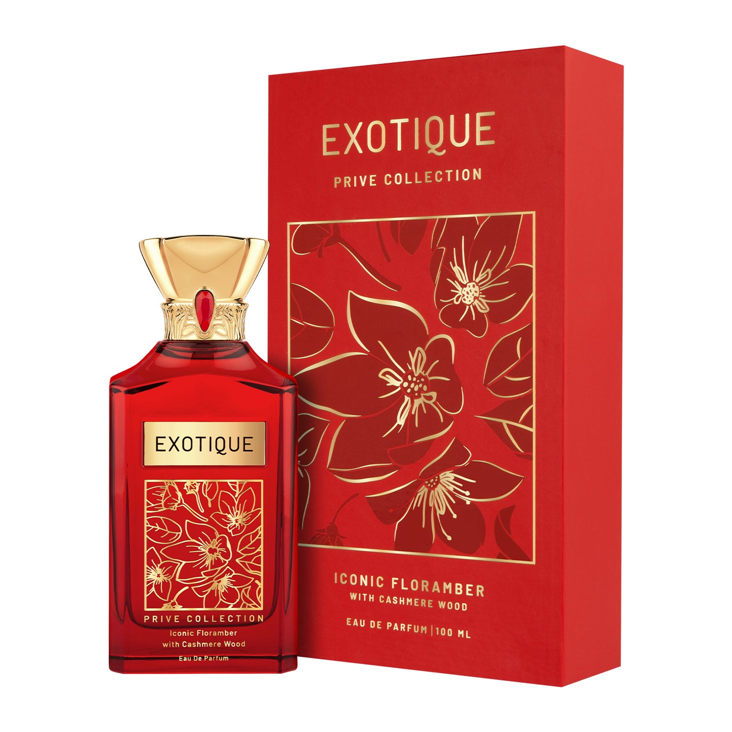 Exotique Prive Collection | Iconic Floramber with Cashmere Wood Eau De Parfum | 100ml