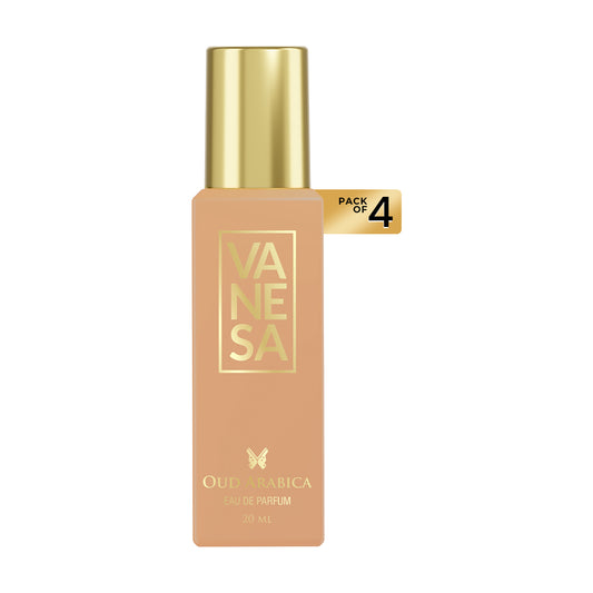 Vanesa Pack of 4 Oud Arabica Perfume - 20ml Each