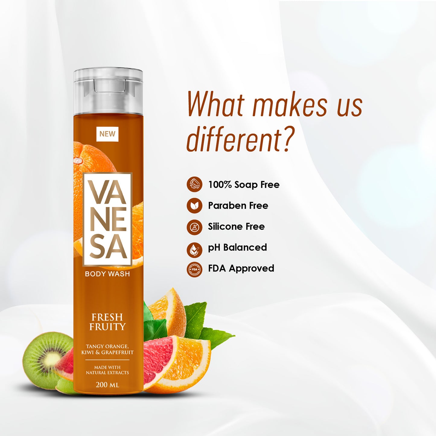 Vanesa Fresh Fruity Body Wash | 200 ml