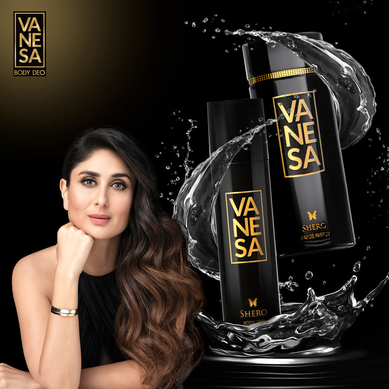 Vanesa Shero Gift Pack Premium Collection | Body Deo 150 ml + Perfume 60 ml | Long lasting fragrance | 210 ml | For Women