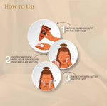 Vanesa Face Wash Ubtan, Haldi & Chandan | Deep Cleansing | For Daily Radiant Skin | All Skin Types | 50 ml